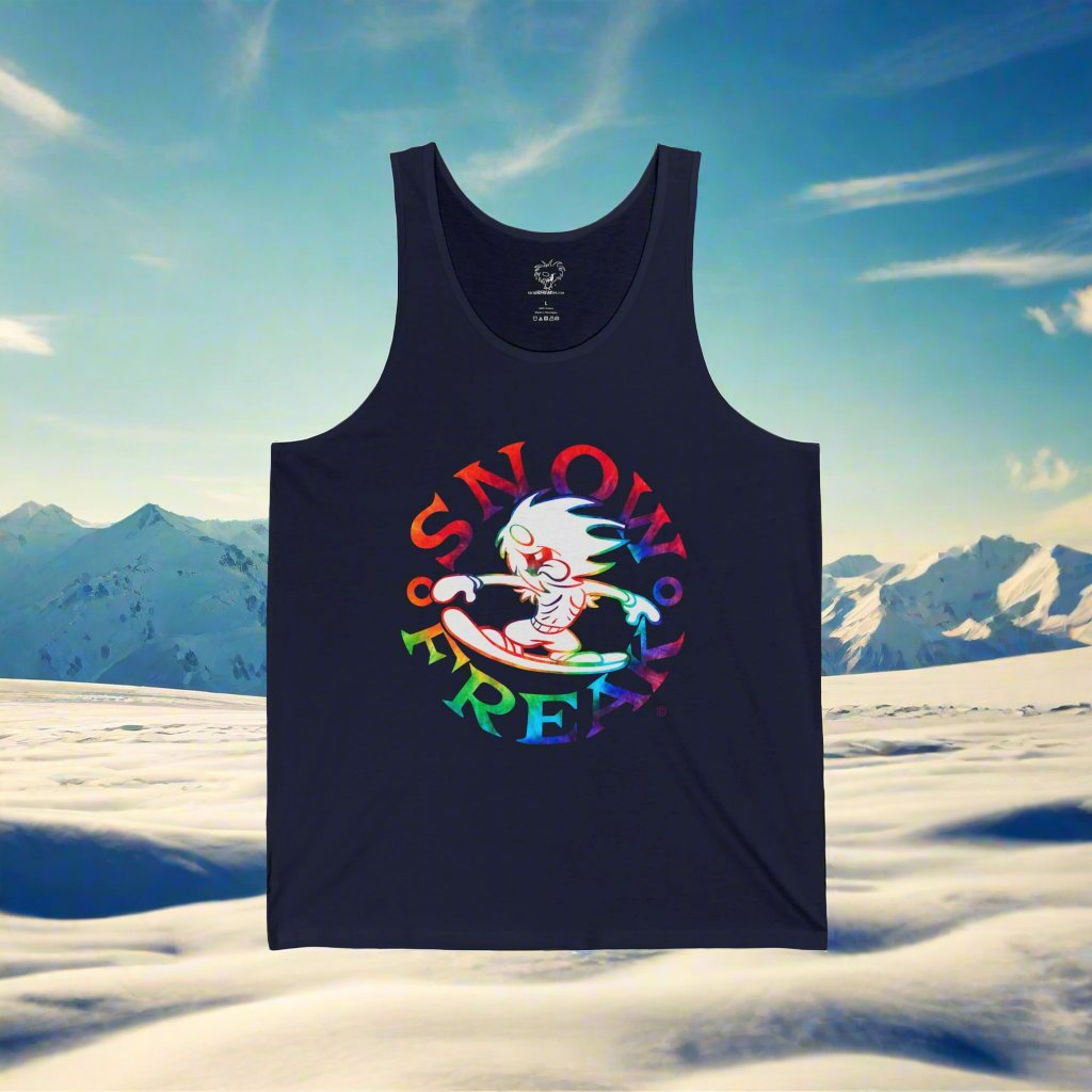 TIE-DYE SNOW FREAK© JERSEY TANK
