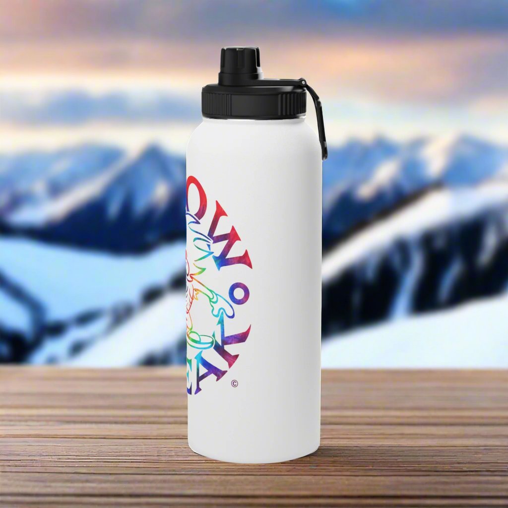 TIE-DYE SNOW FREAK© Stainless Steel Water Bottle