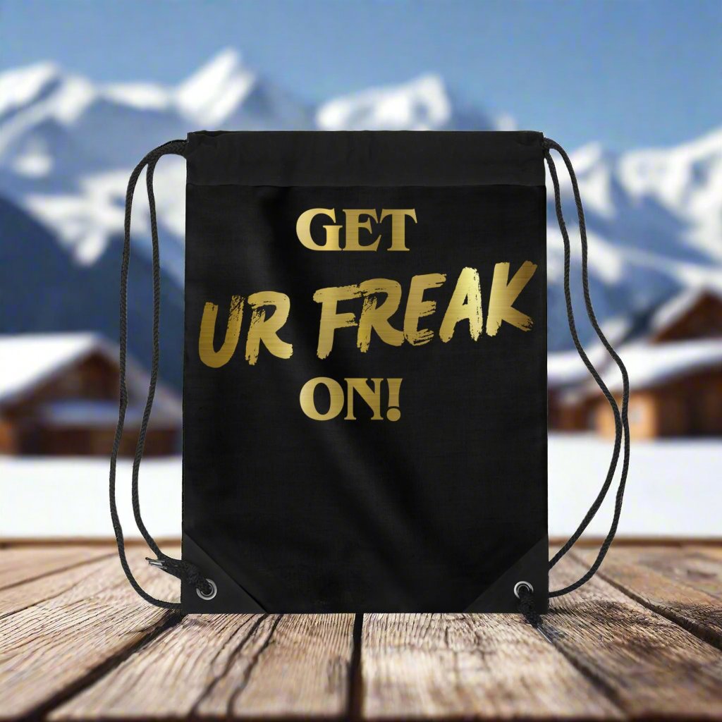 GOLD SNOW FREAK© DRAWSTRING BAG