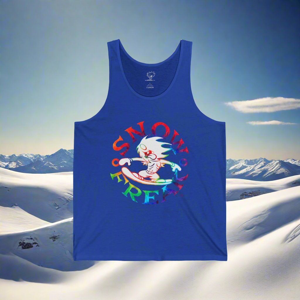 TIE-DYE SNOW FREAK© JERSEY TANK