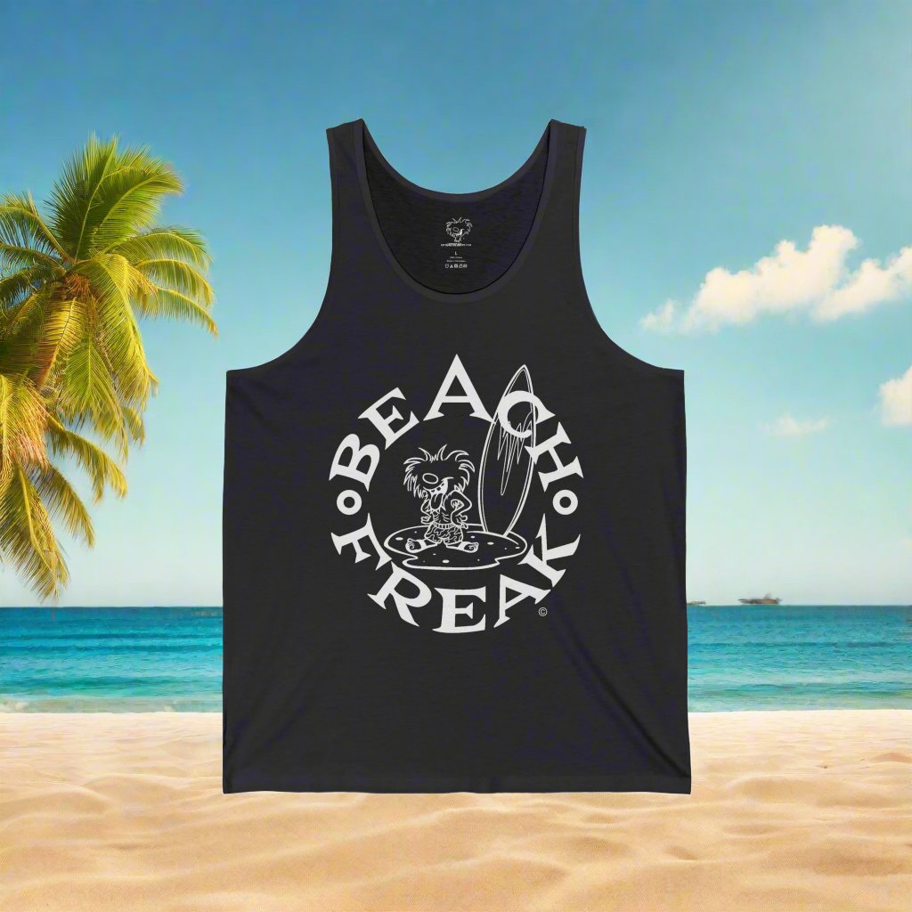 WHITE BEACH FREAK© JERSEY TANK