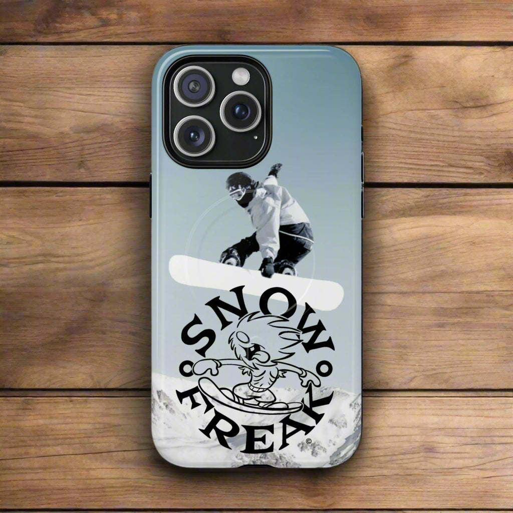 SHREDDIN' THE GNAR SNOW FREAK© Tough Magnetic iPhone Cases