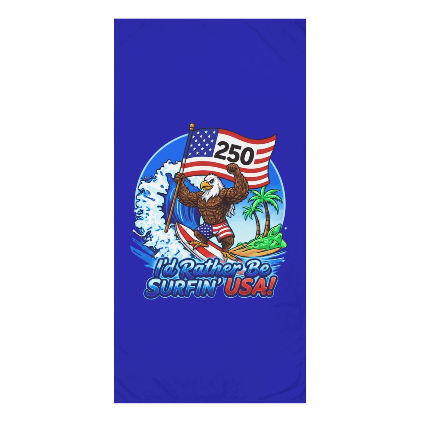 Copy of SURFIN' USA BALD EAGLE 250 LIMITED EDITION - BEACH FREAK© Mink-Cotton Towel