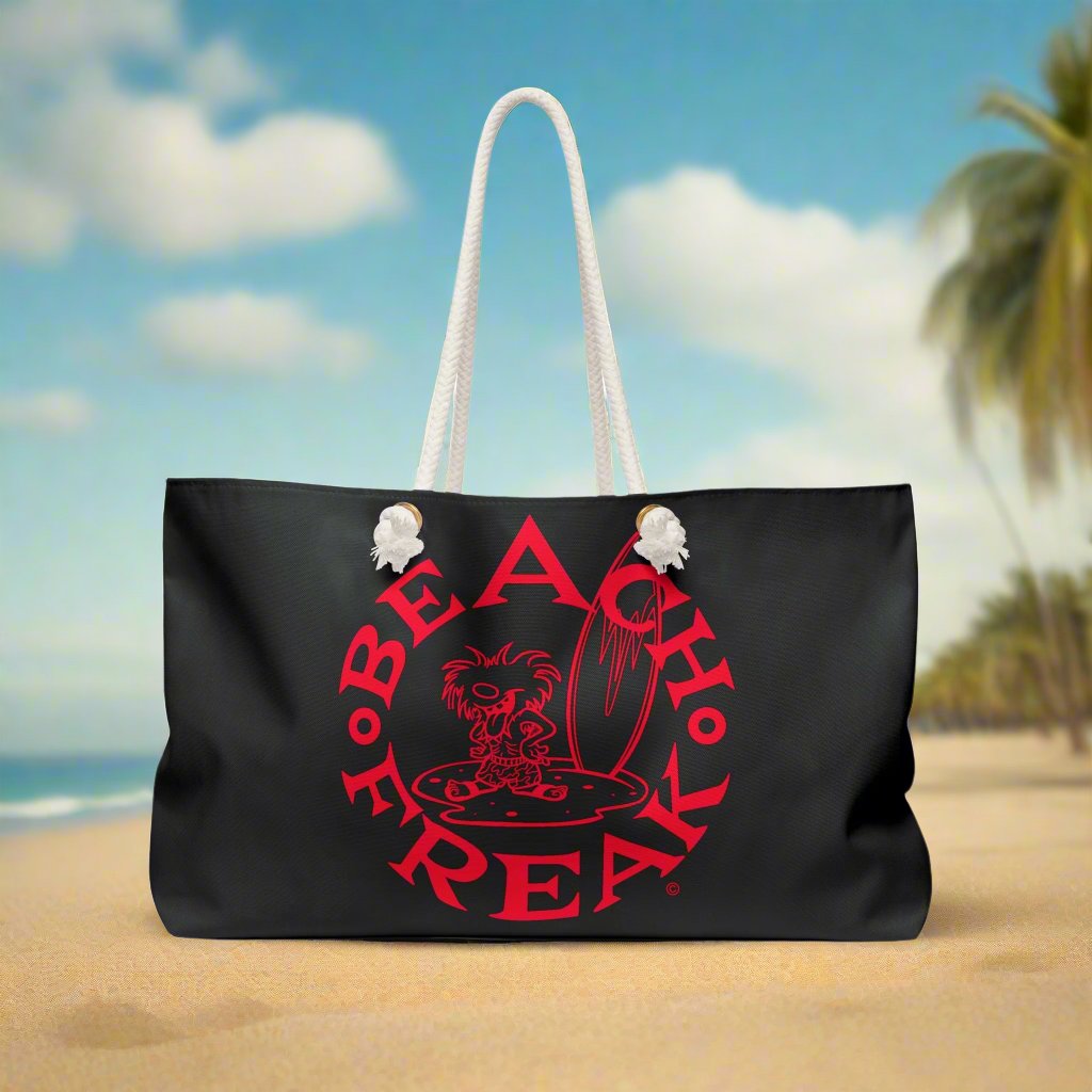 NEON RED BEACH FREAK© WEEKENDER BAG