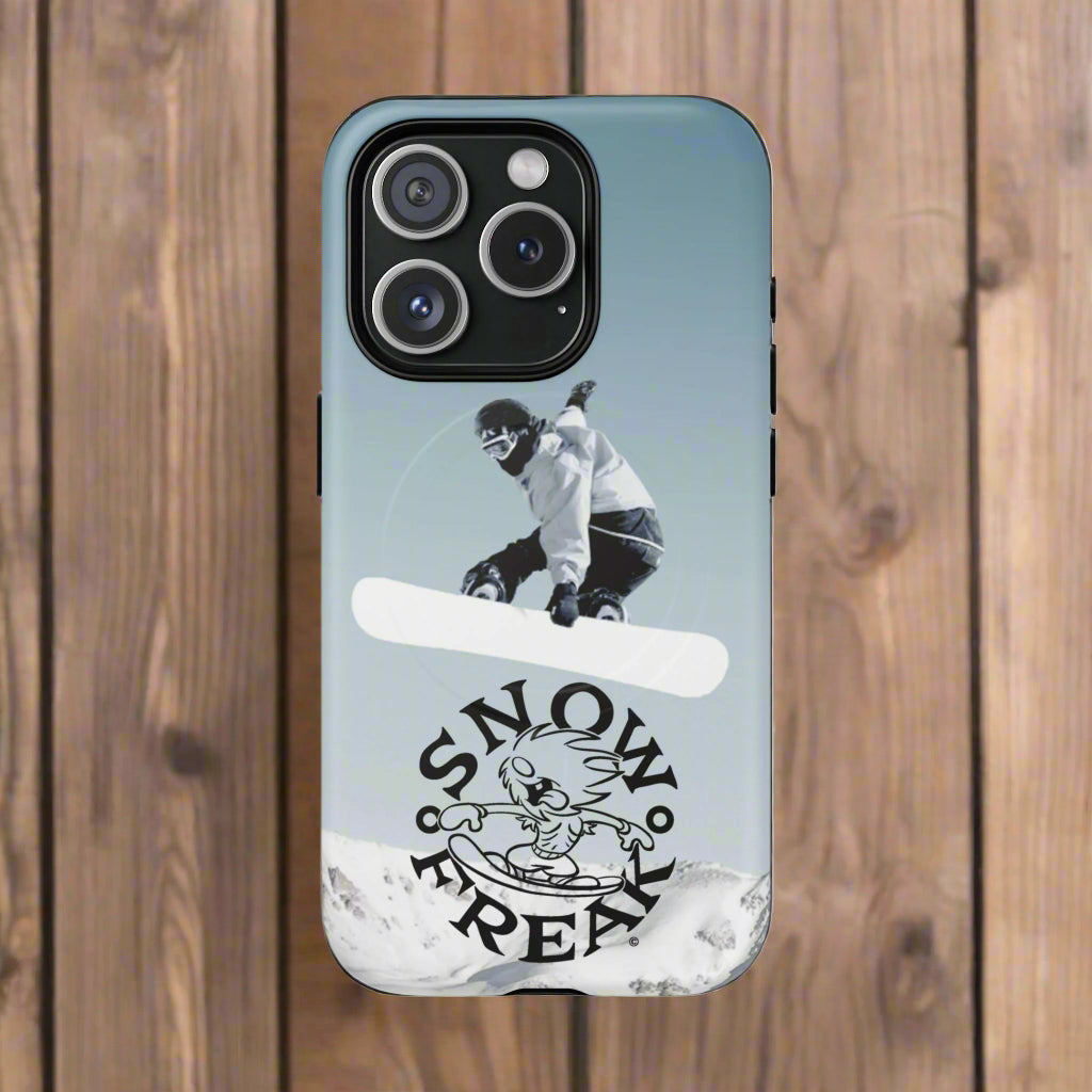SHREDDIN' THE GNAR SNOW FREAK© Tough Magnetic iPhone Cases