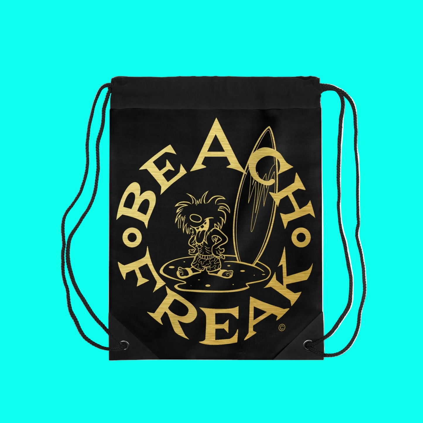 GOLD BEACH FREAK© Drawstring Bag