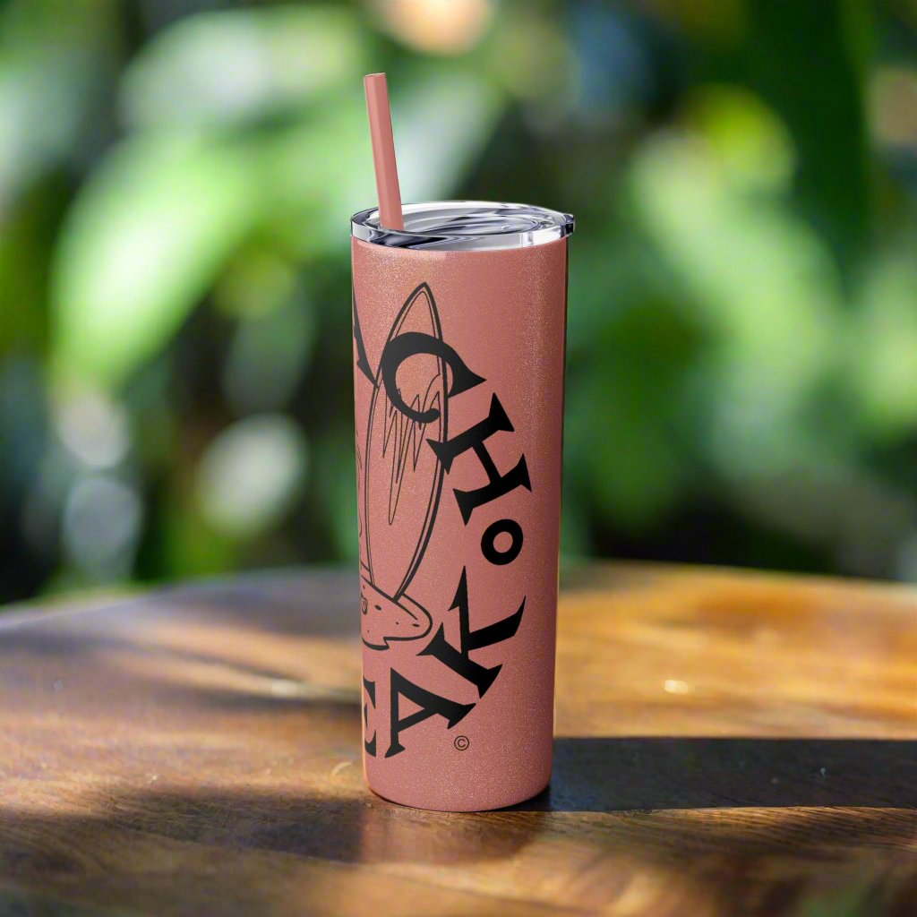 glitter dusty rose