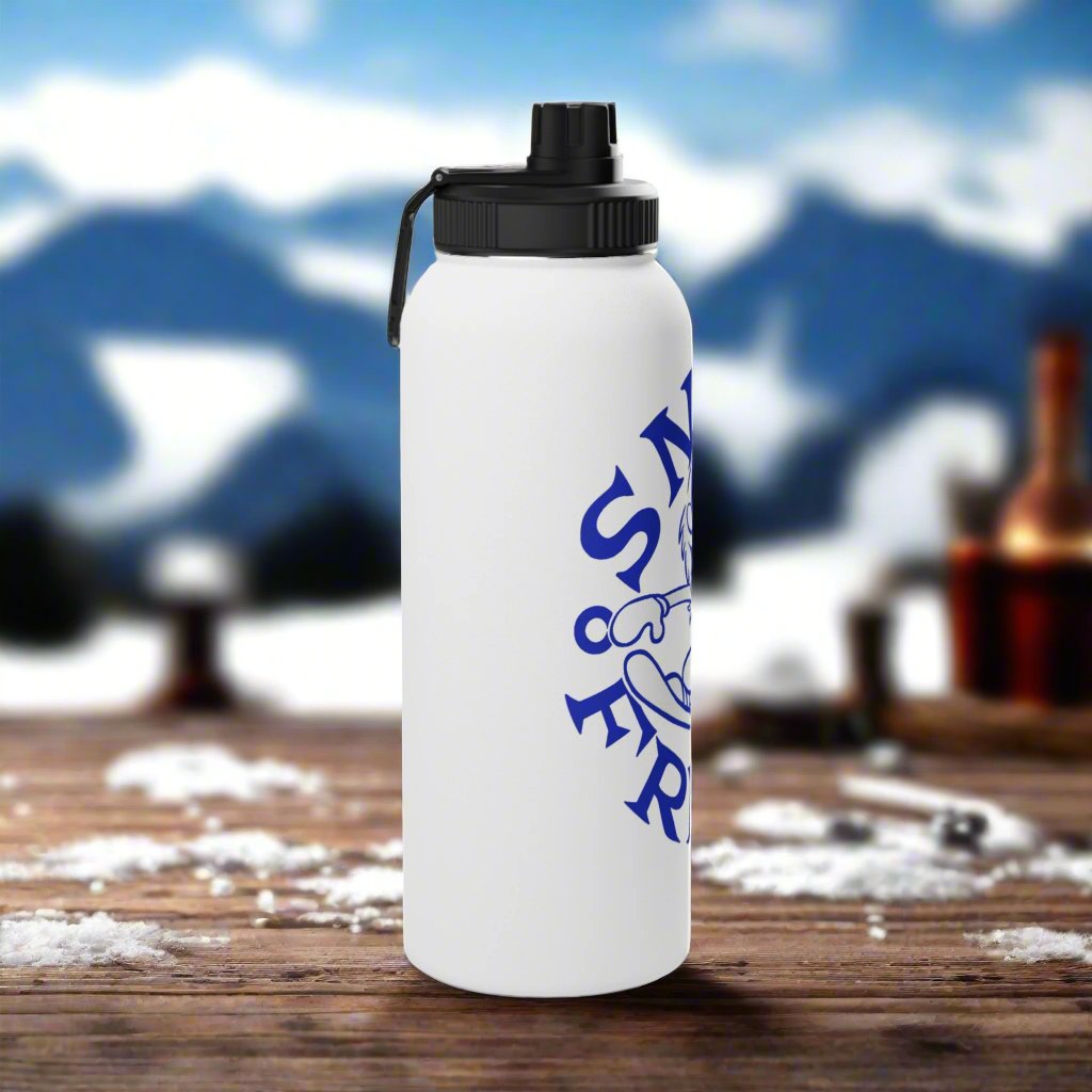 BLUE SNOW FREAK© Stainless Steel Water Bottle