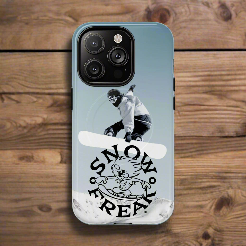 SHREDDIN' THE GNAR SNOW FREAK© Tough Magnetic iPhone Cases
