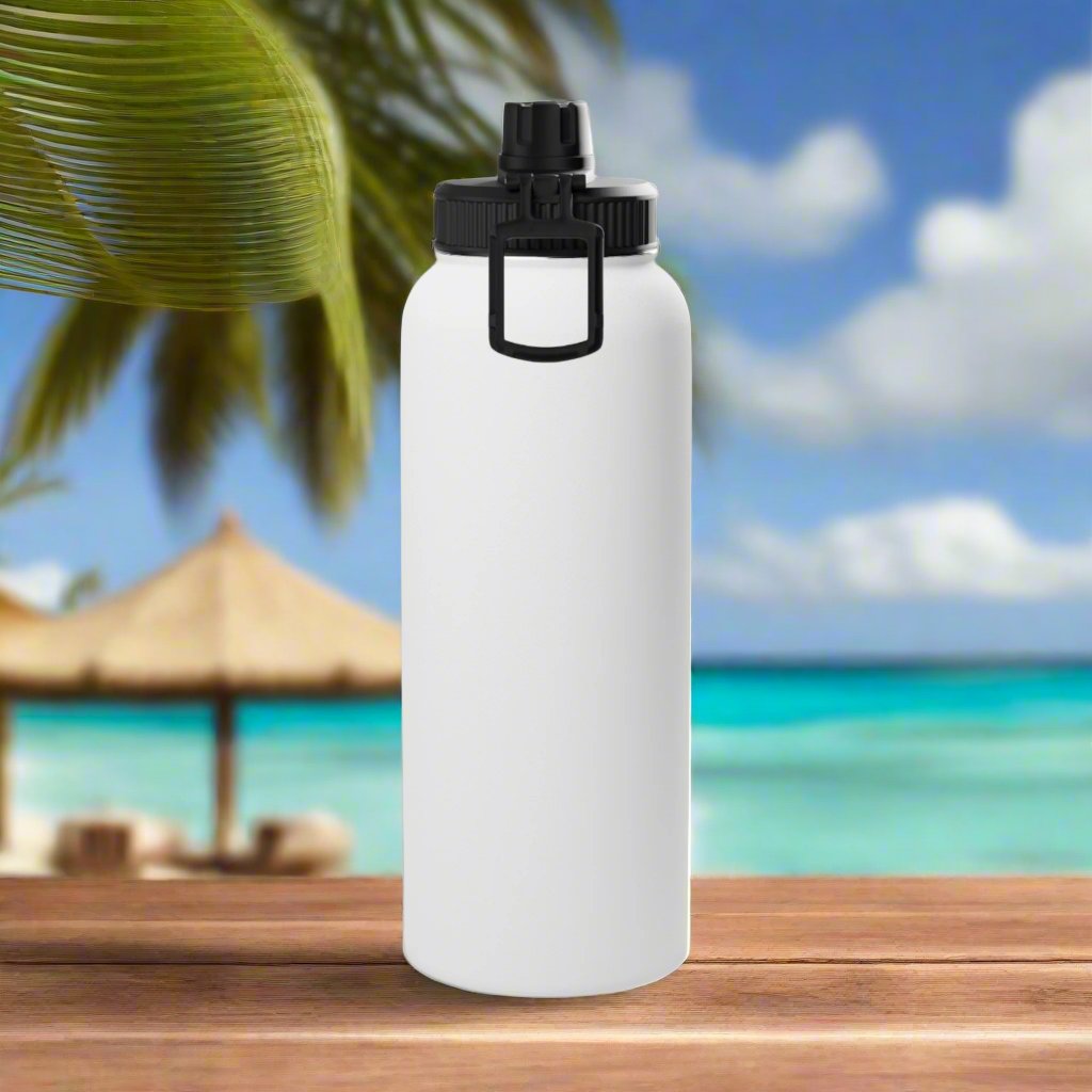 BLACK BEACH FREAK© Stainless Steel SPORT Water Bottle