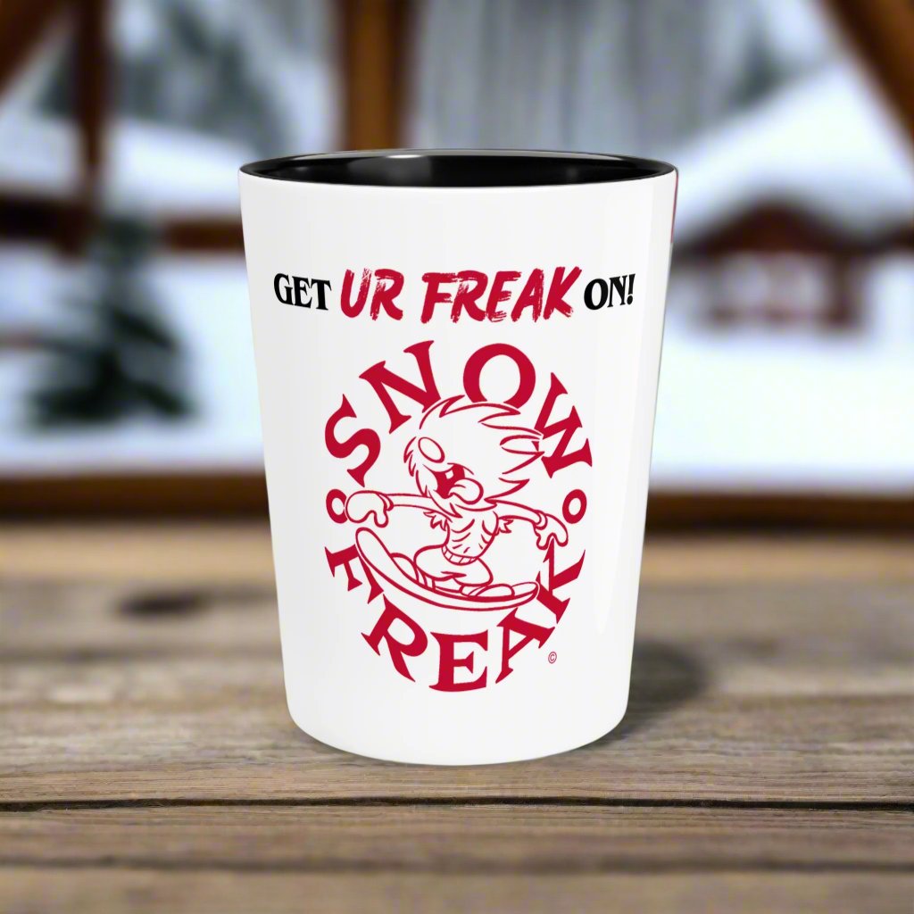 RED SNOW FREAK© Ceramic Shot Glass