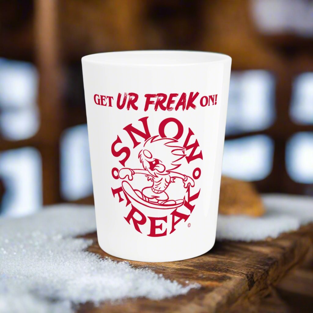 RED SNOW FREAK© Ceramic Shot Glass