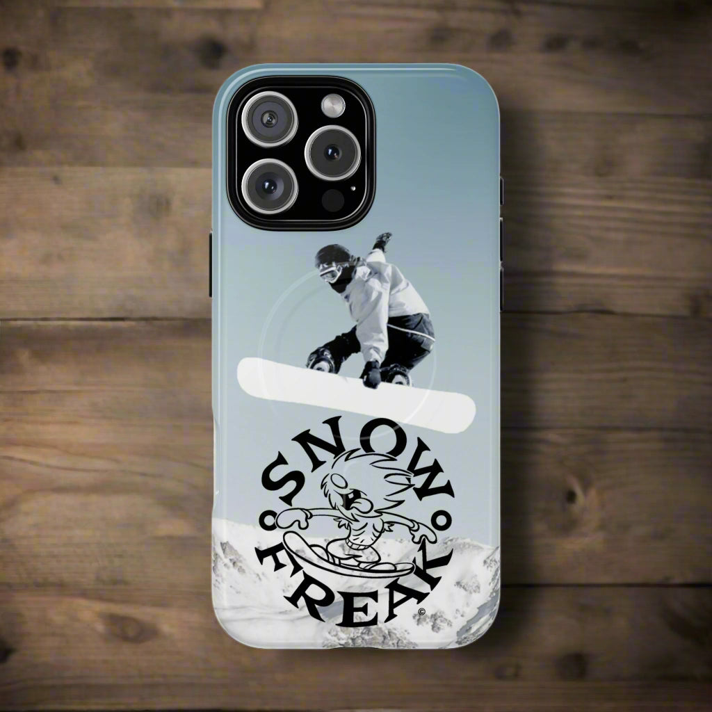 SHREDDIN' THE GNAR SNOW FREAK© Tough Magnetic iPhone Cases