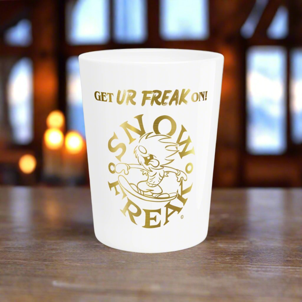 GOLD SNOW FREAK© Ceramic Shot Glass