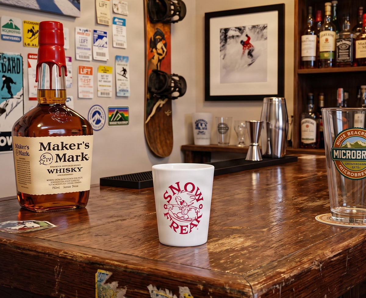 RED SNOW FREAK© Ceramic Shot Glass