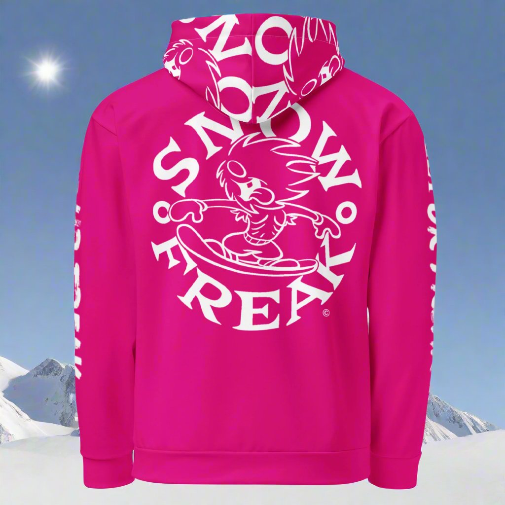 WHITE SNOW FREAK© TRADITIONAL HOODIE