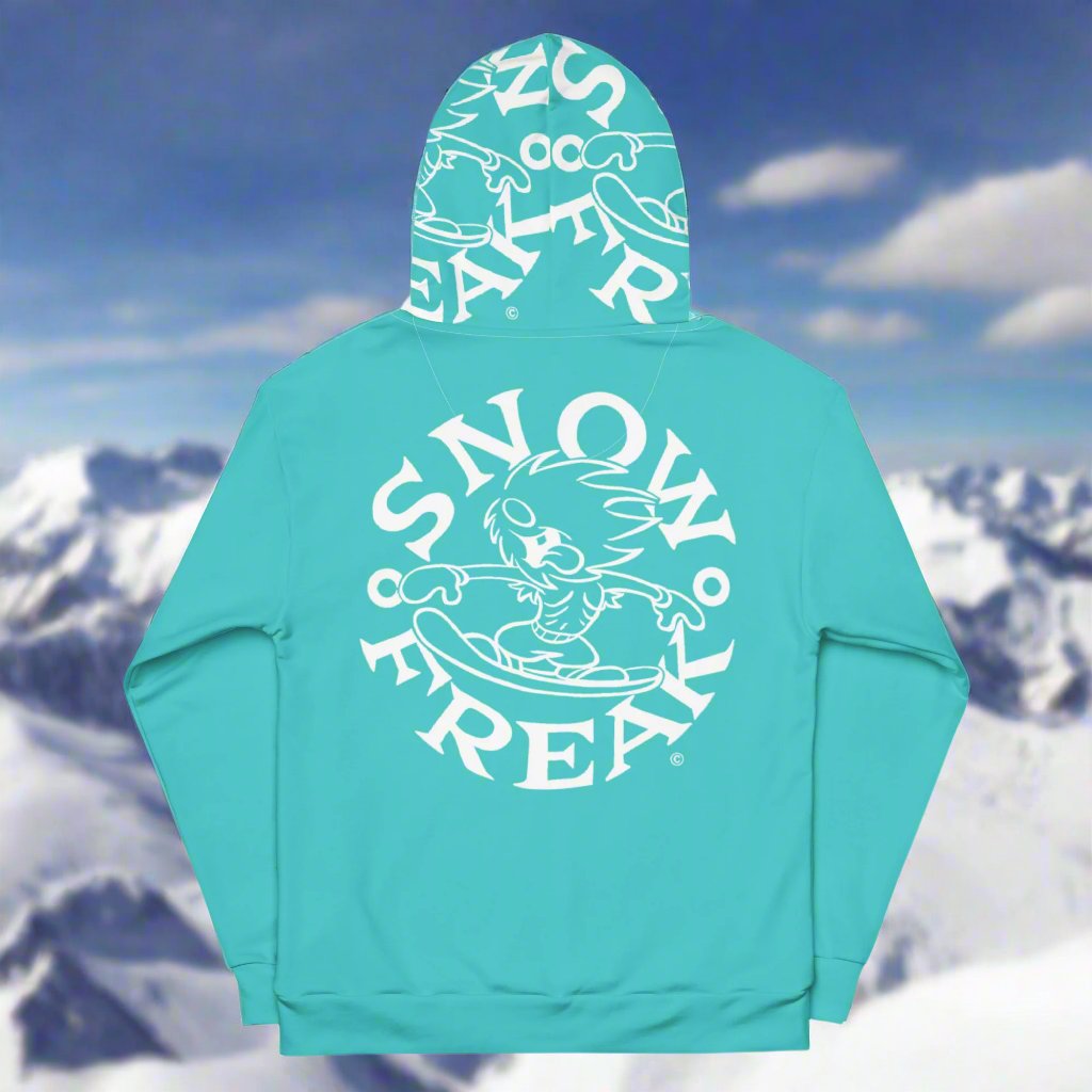 WHITE SNOW FREAK© TRADITIONAL HOODIE