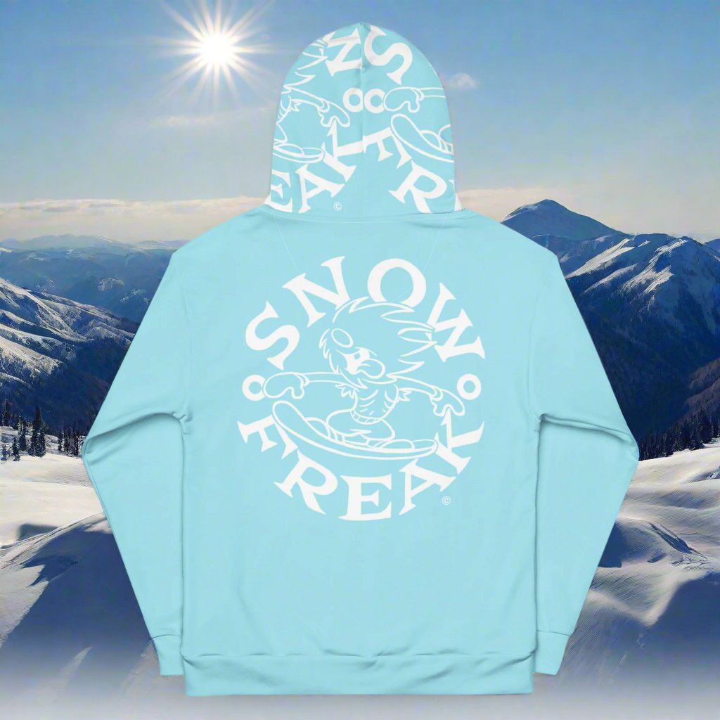 WHITE SNOW FREAK© TRADITIONAL HOODIE