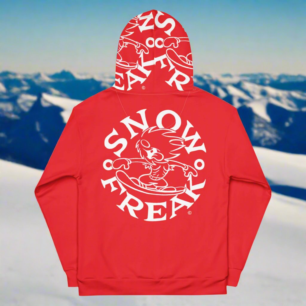 WHITE SNOW FREAK© TRADITIONAL HOODIE