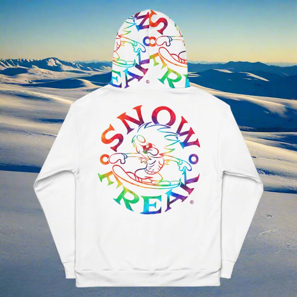 TIE-DYE SNOW FREAK© TRADITIONAL HOODIE