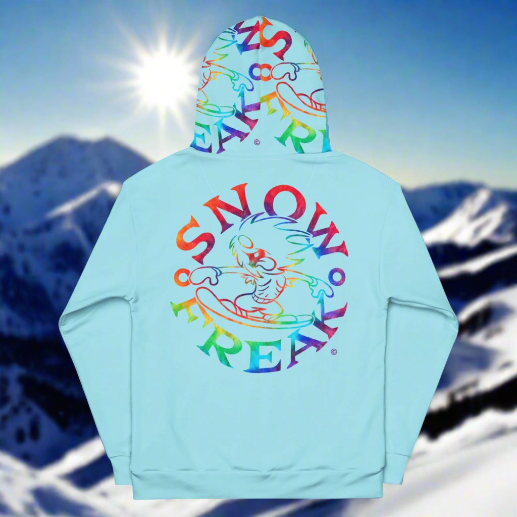 TIE-DYE SNOW FREAK© TRADITIONAL HOODIE