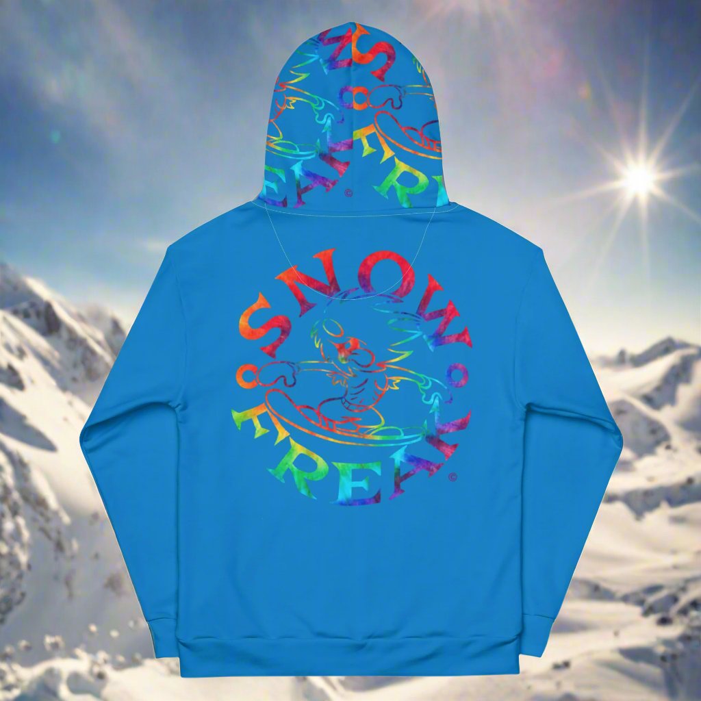 TIE-DYE SNOW FREAK© TRADITIONAL HOODIE