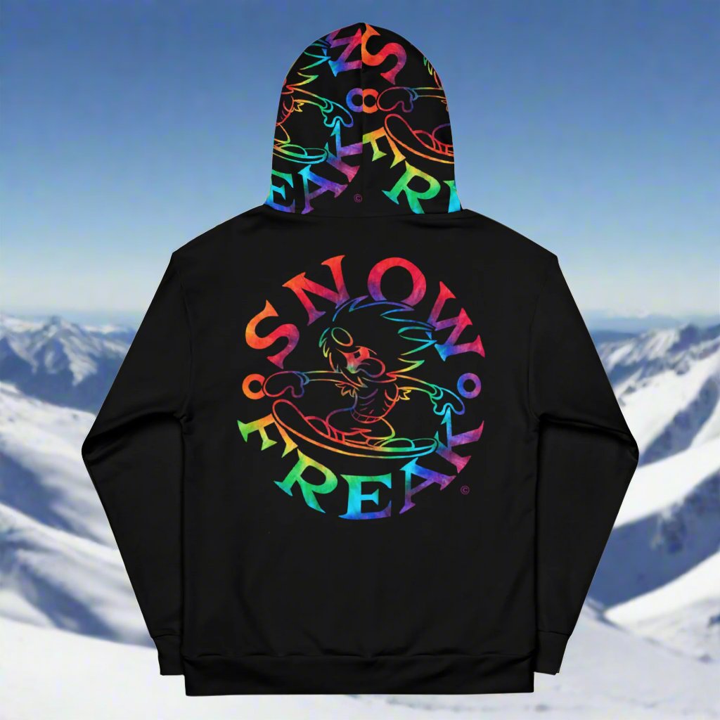 TIE-DYE SNOW FREAK© TRADITIONAL HOODIE