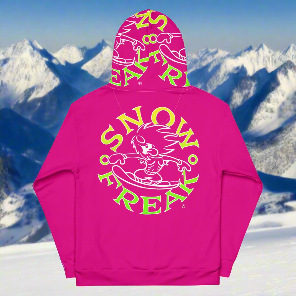 LIME & YELLOW SNOW FREAK© TRADITIONAL HOODIE