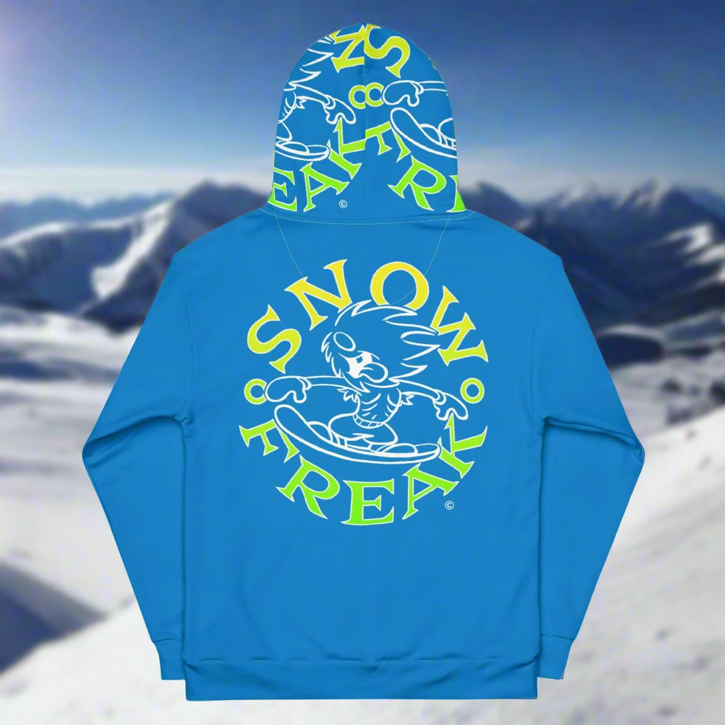 LIME & YELLOW SNOW FREAK© TRADITIONAL HOODIE