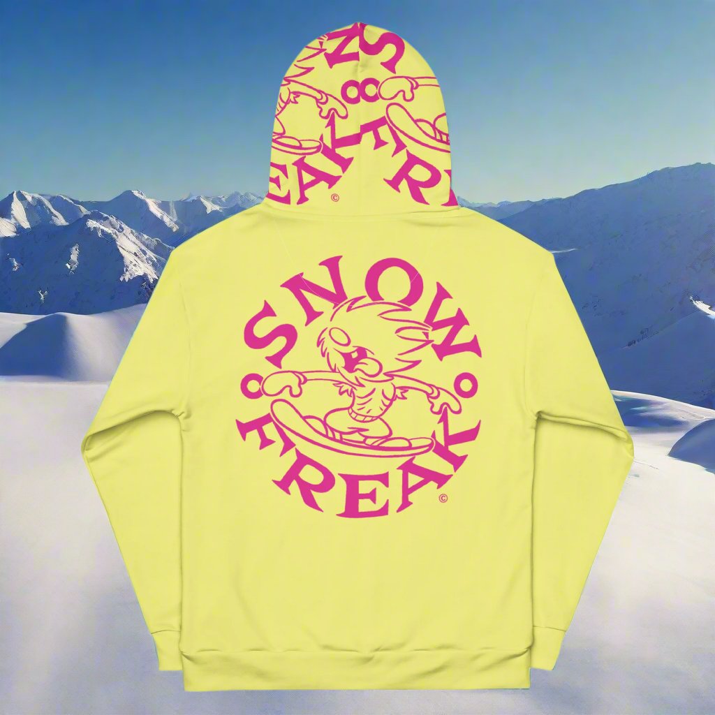 PINK SNOW FREAK© TRADITIONAL HOODIE