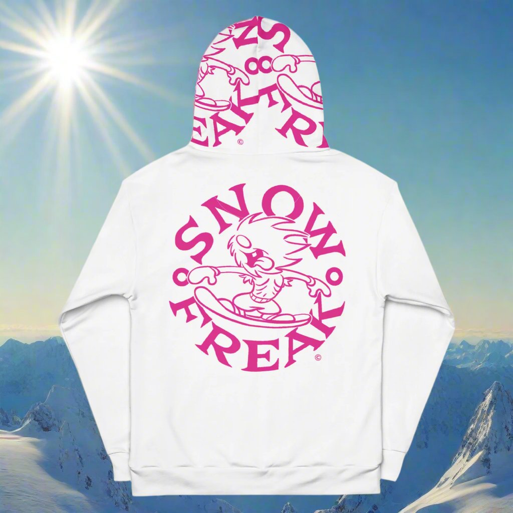 PINK SNOW FREAK© TRADITIONAL HOODIE