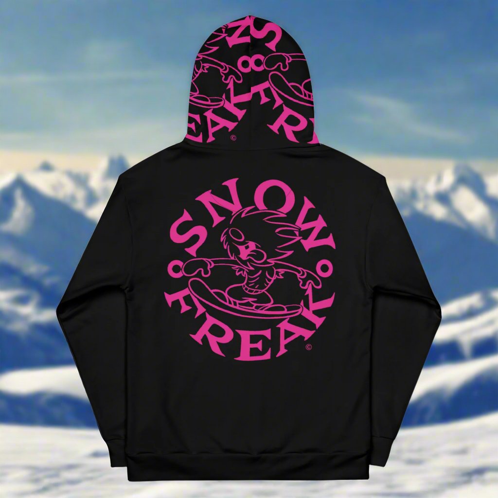 PINK SNOW FREAK© TRADITIONAL HOODIE