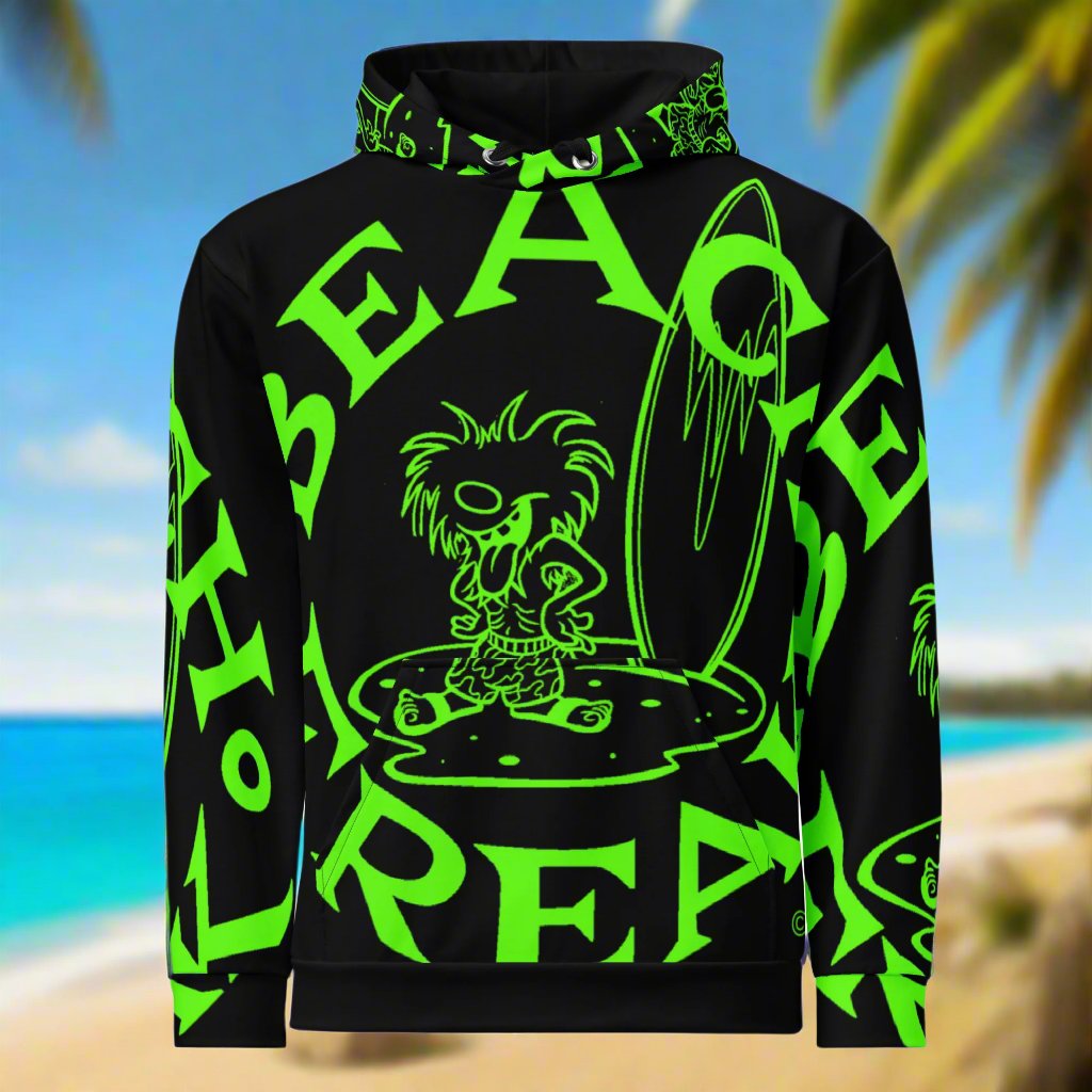 LIME BEACH FREAK© SPLASH'D© Hoodie