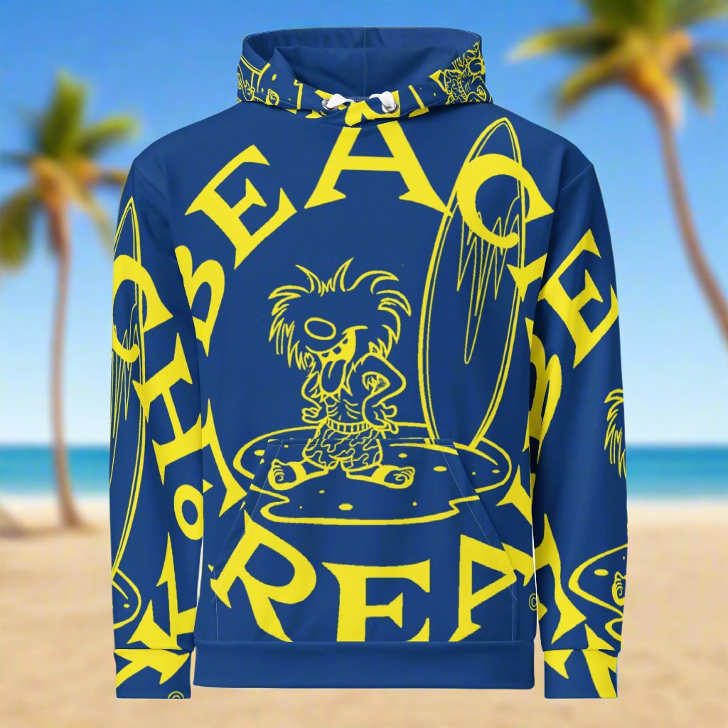 YELLOW BEACH FREAK© SPLASH'D© Hoodie