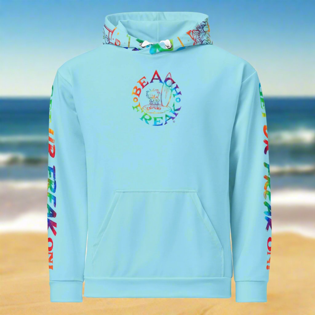 TIE-DYE BEACH FREAK© TRADITIONAL PULLOVER HOODIE