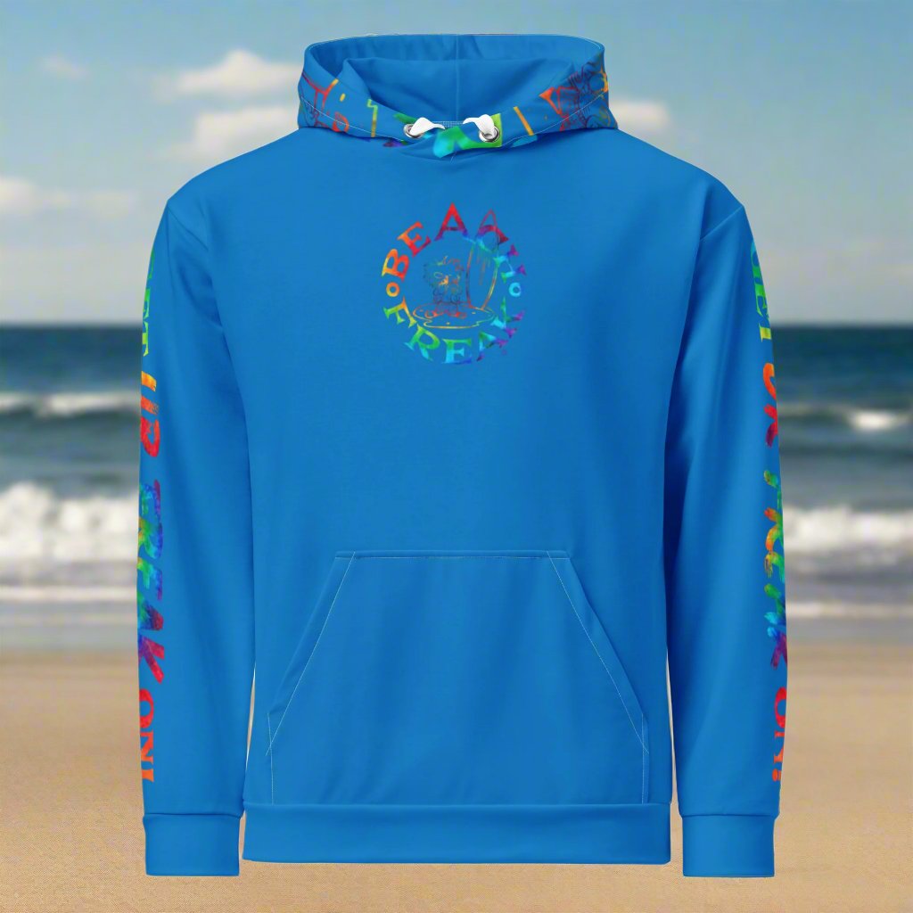 TIE-DYE BEACH FREAK© TRADITIONAL PULLOVER HOODIE