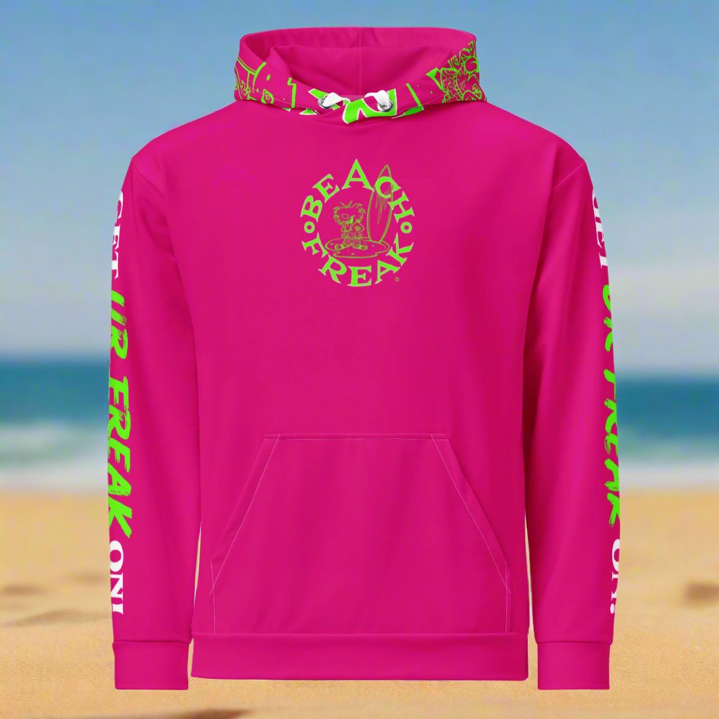 LIME BEACH FREAK© TRADITIONAL PULLOVER HOODIE