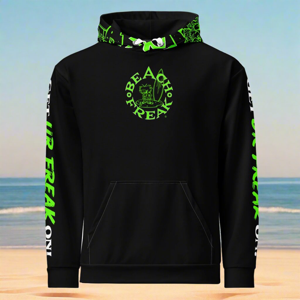 LIME BEACH FREAK© TRADITIONAL PULLOVER HOODIE