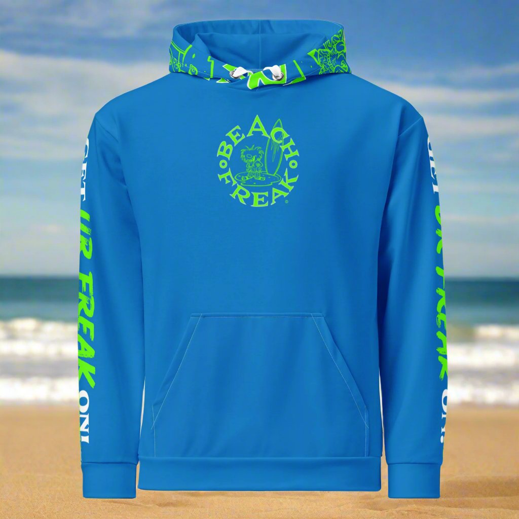 LIME BEACH FREAK© TRADITIONAL PULLOVER HOODIE