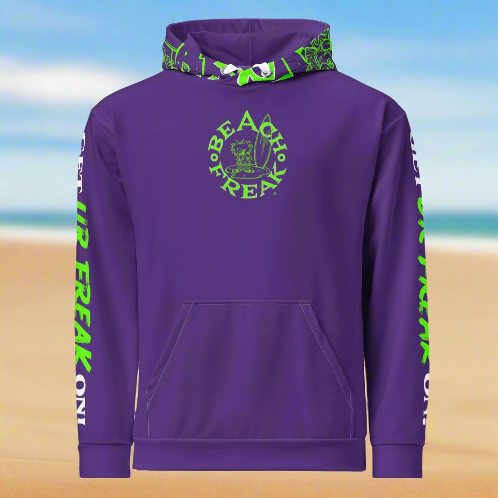 LIME BEACH FREAK© TRADITIONAL PULLOVER HOODIE