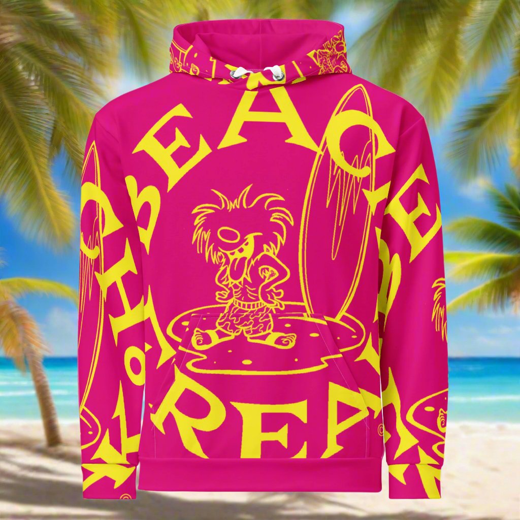 YELLOW BEACH FREAK© SPLASH'D© Hoodie