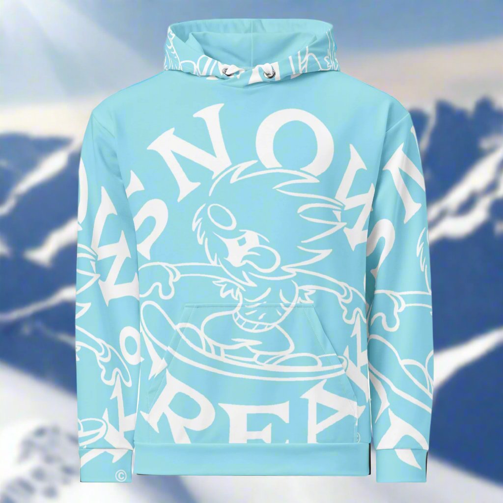 WHITE SNOW FREAK© SPLASH'D© Hoodie