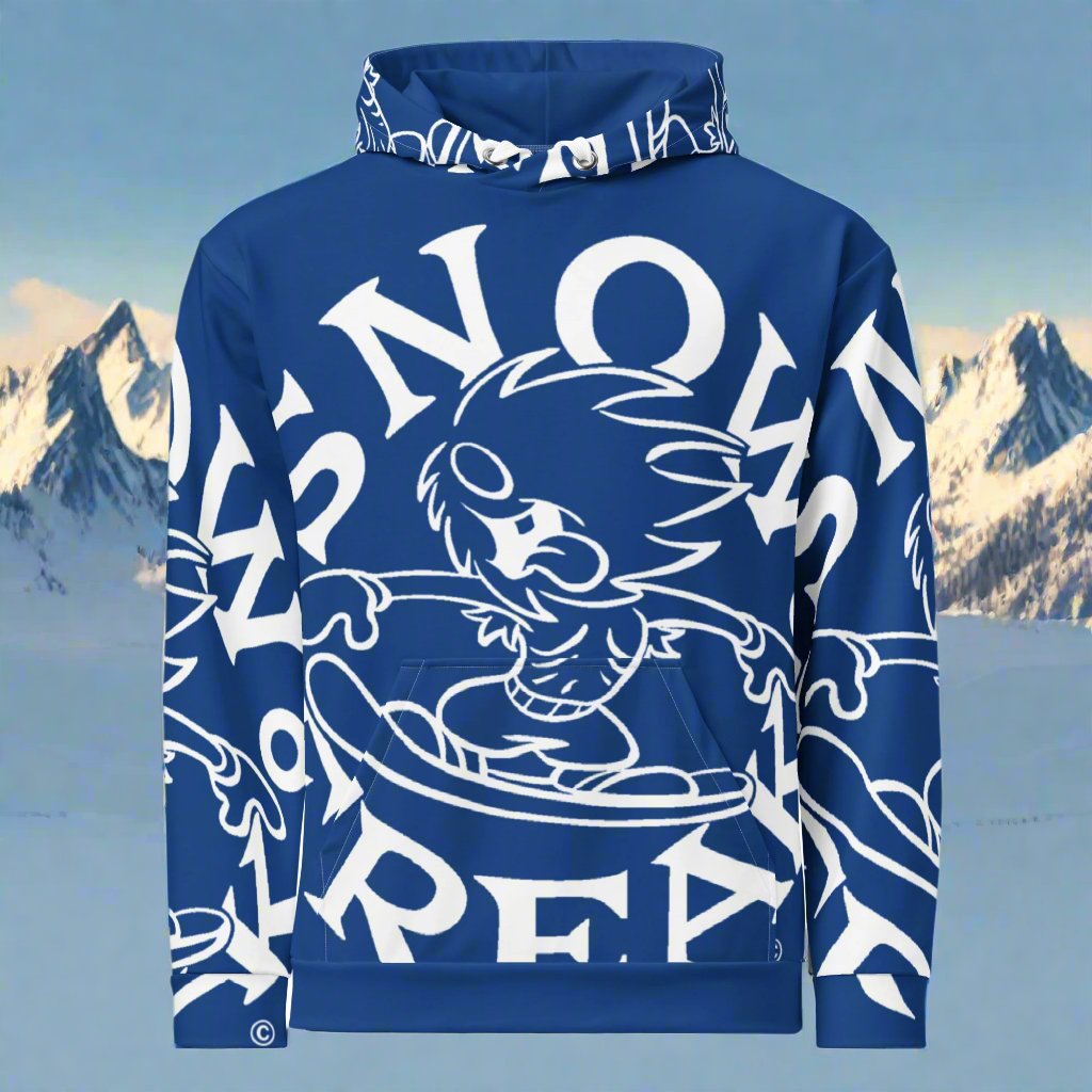 WHITE SNOW FREAK© SPLASH'D© Hoodie