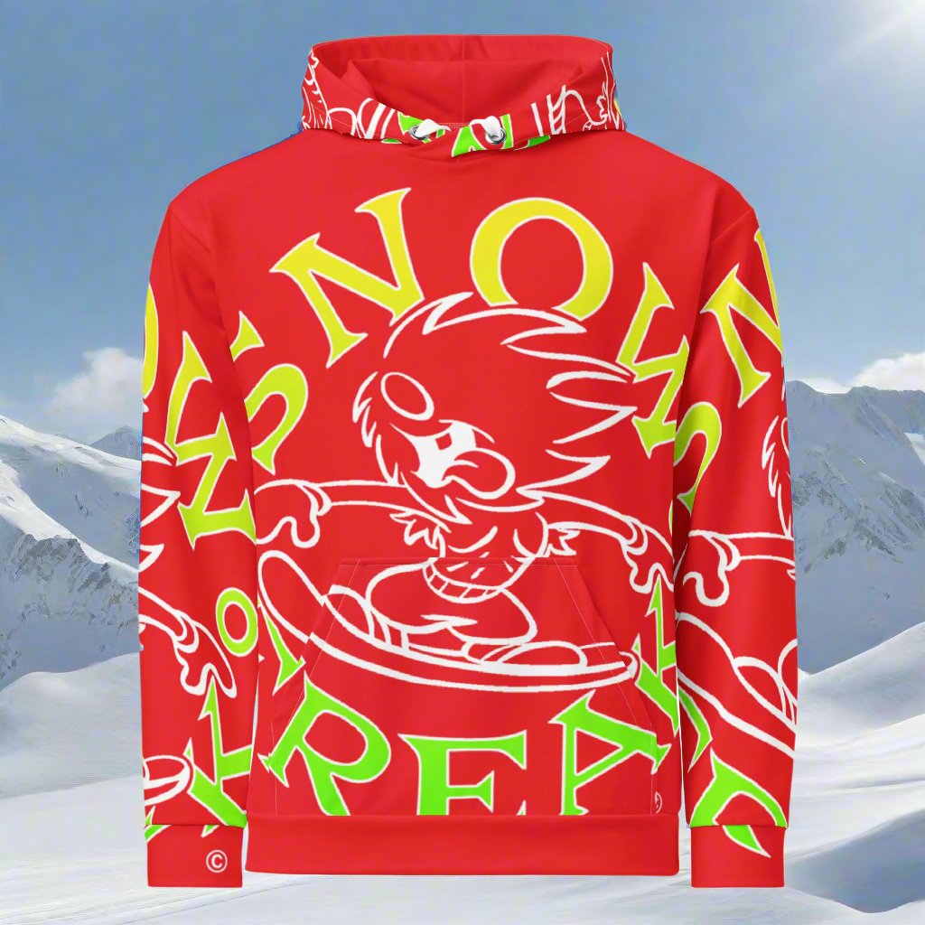 LIME & YELLOW SNOW FREAK© SPLASH'D© Hoodie