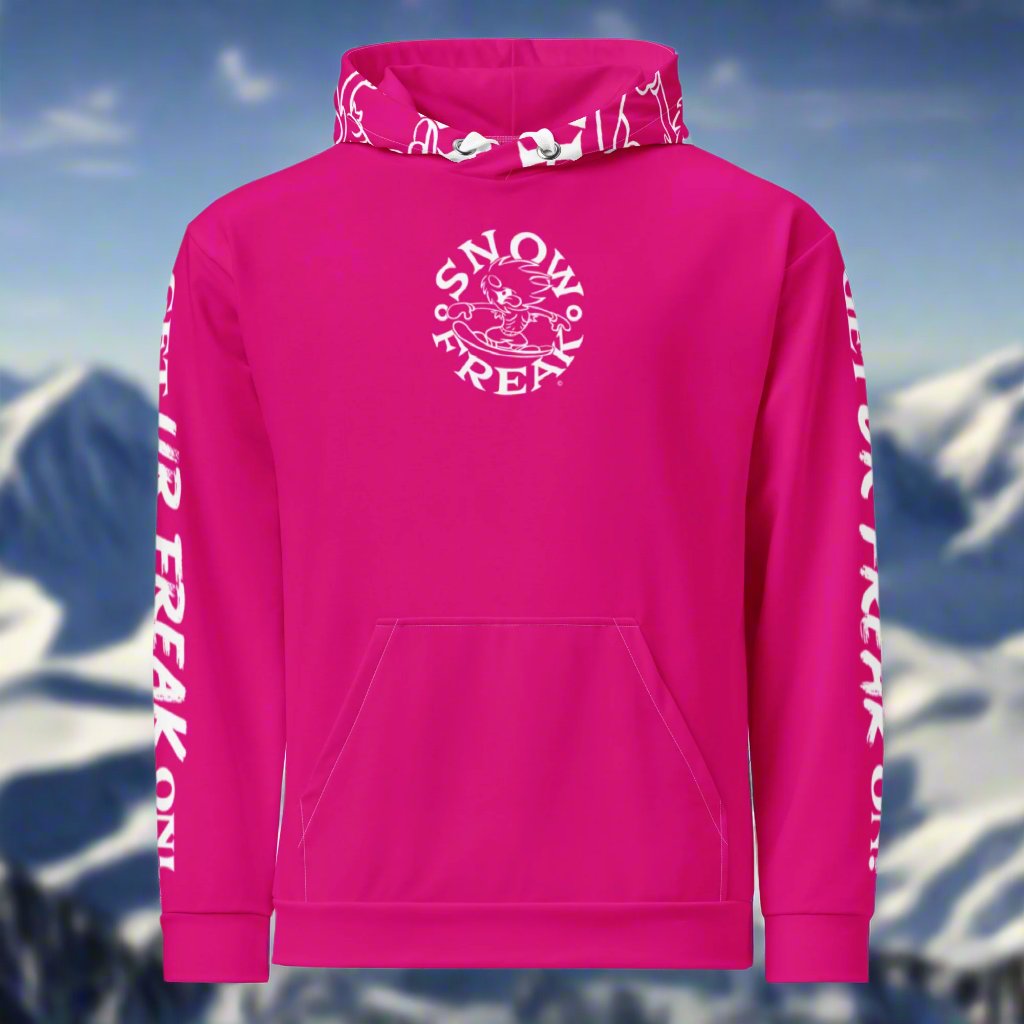 WHITE SNOW FREAK© TRADITIONAL HOODIE