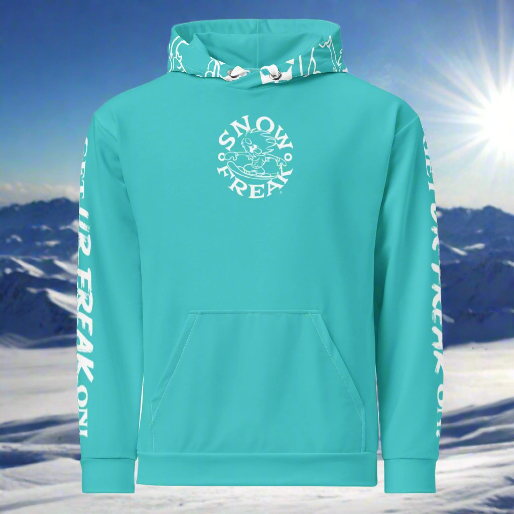 WHITE SNOW FREAK© TRADITIONAL HOODIE
