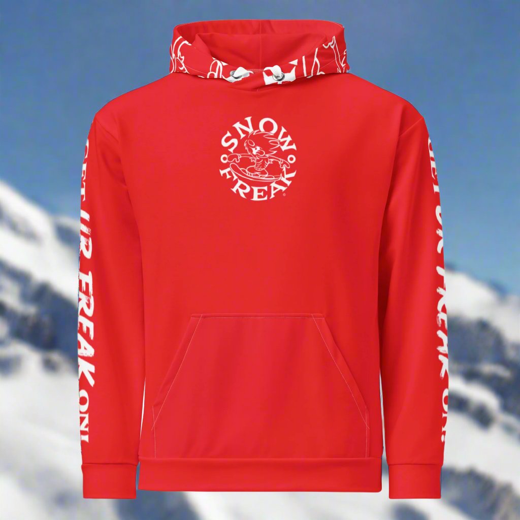 WHITE SNOW FREAK© TRADITIONAL HOODIE