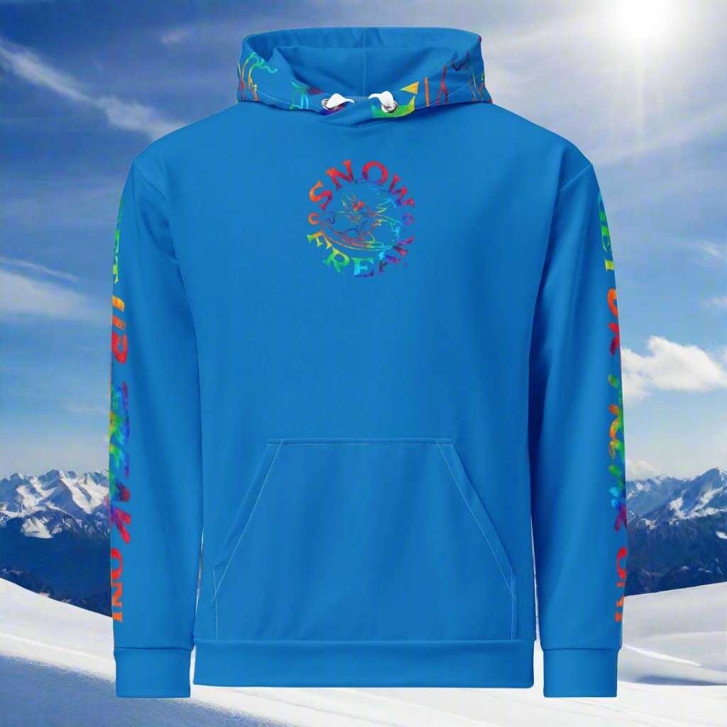 TIE-DYE SNOW FREAK© TRADITIONAL HOODIE
