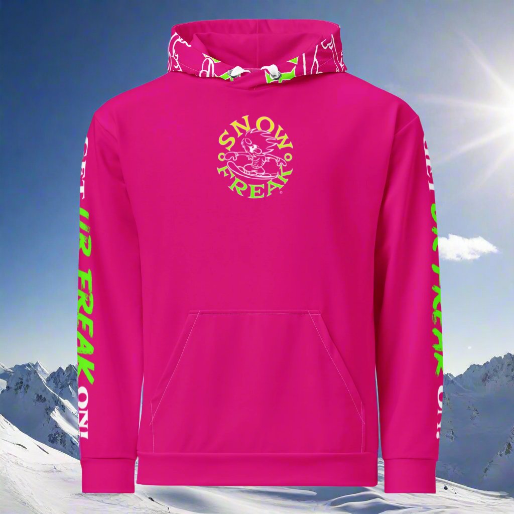 LIME & YELLOW SNOW FREAK© TRADITIONAL HOODIE