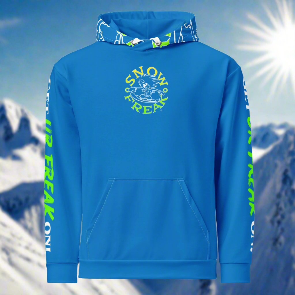 LIME & YELLOW SNOW FREAK© TRADITIONAL HOODIE